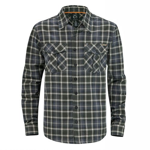 FLANELL-SHIRT MIT LANGEM ARM